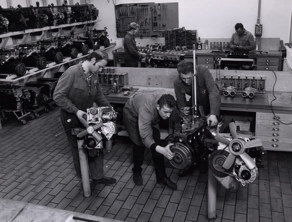 Alpina factory engine room