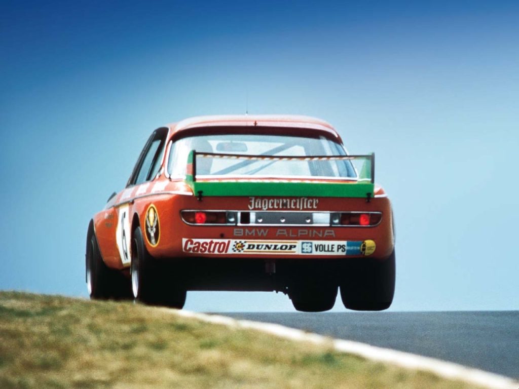 BMW Alpina 3.0 CSL in flight