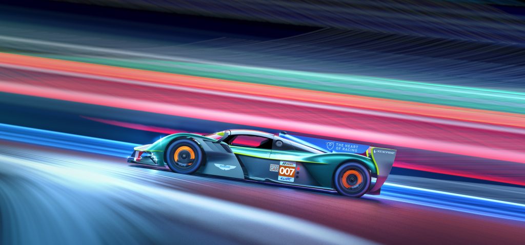 Aston Martin Le Mans Return Valkyrie race car side