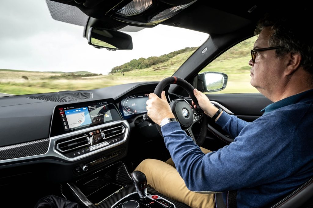 BMW M4 CSL interior