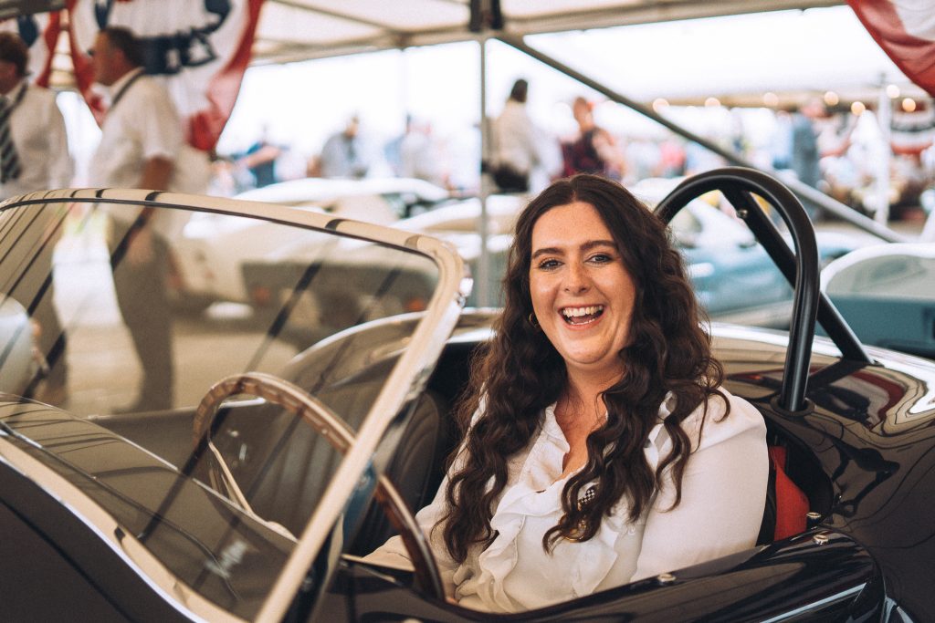 Goodwood revival women Shelby cobra