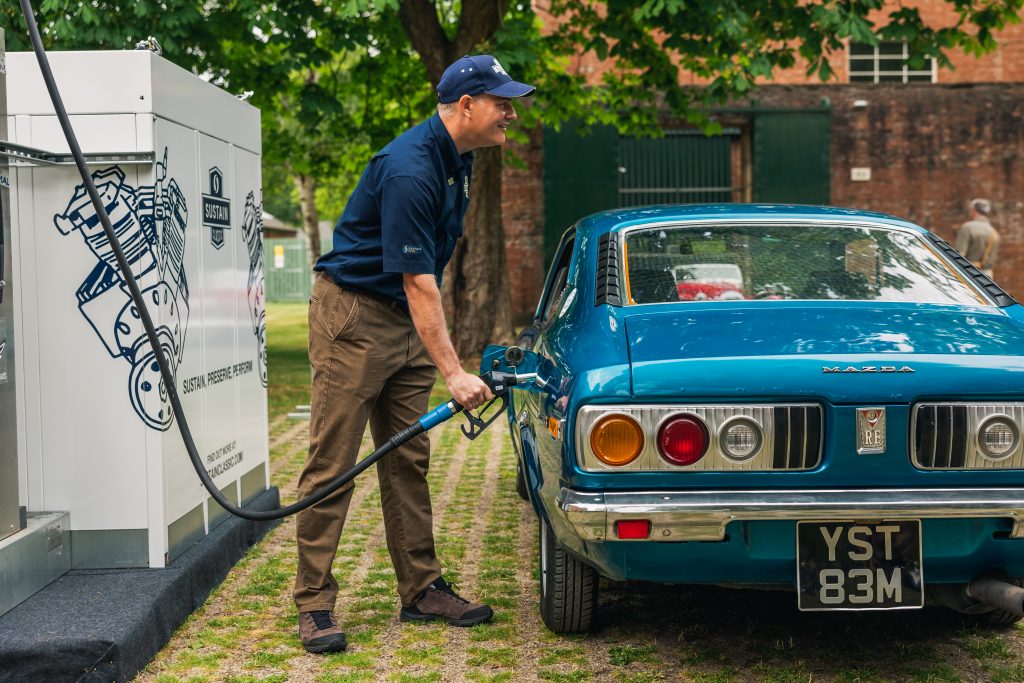 Coryton sustainable fuel and Mazda