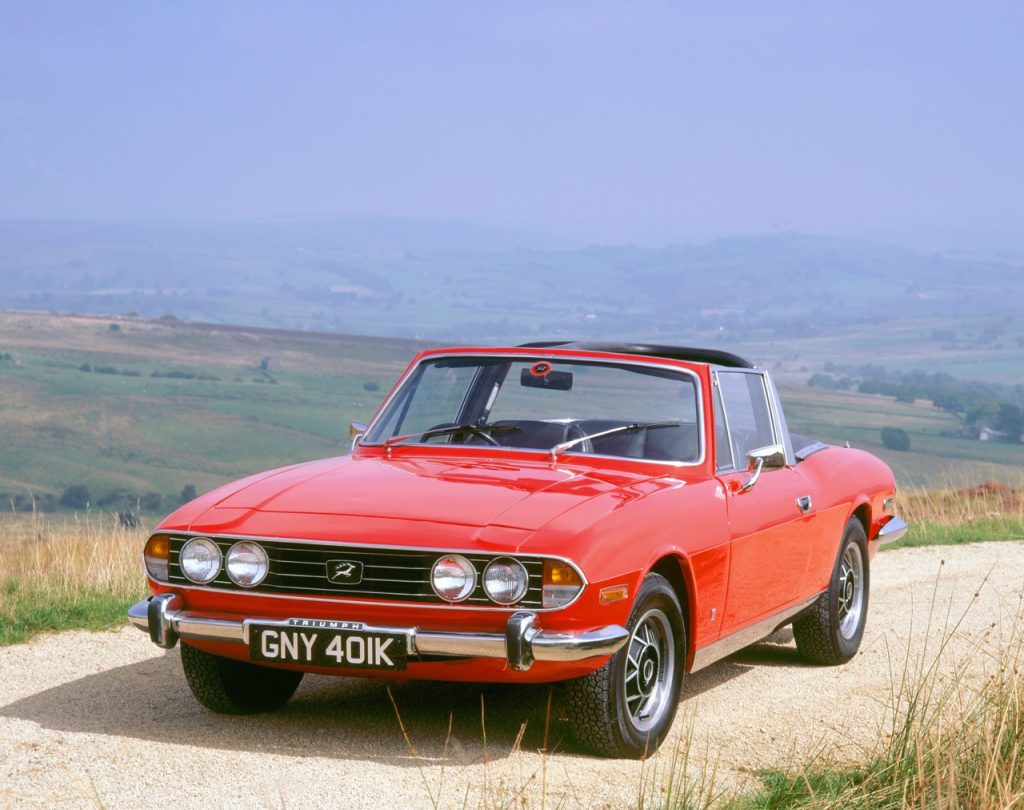 Triumph Stag parked