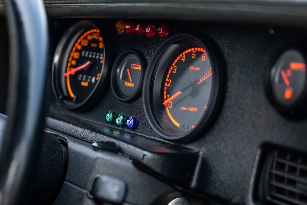 Peugeot rally car gauges