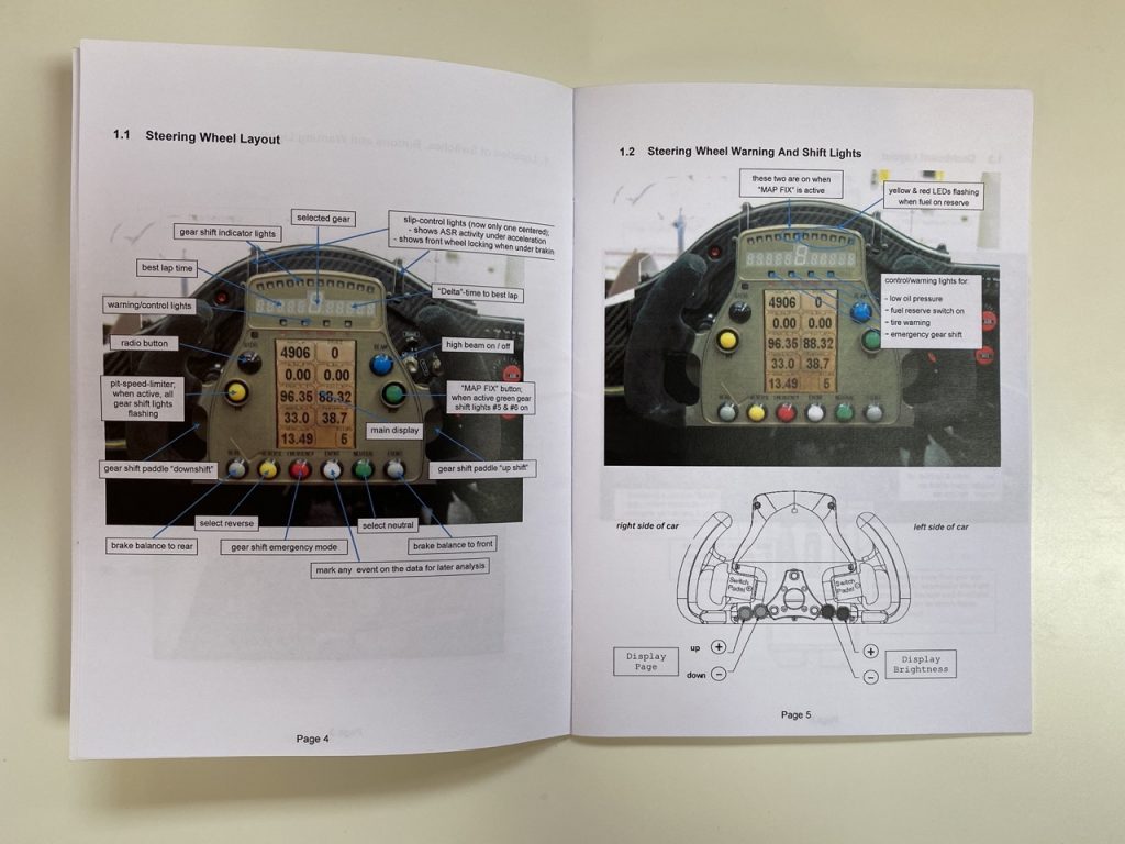 Audi R10 user manual