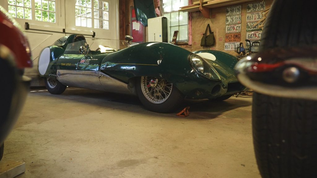 Colin Chapman Lotus Eleven front three quarter