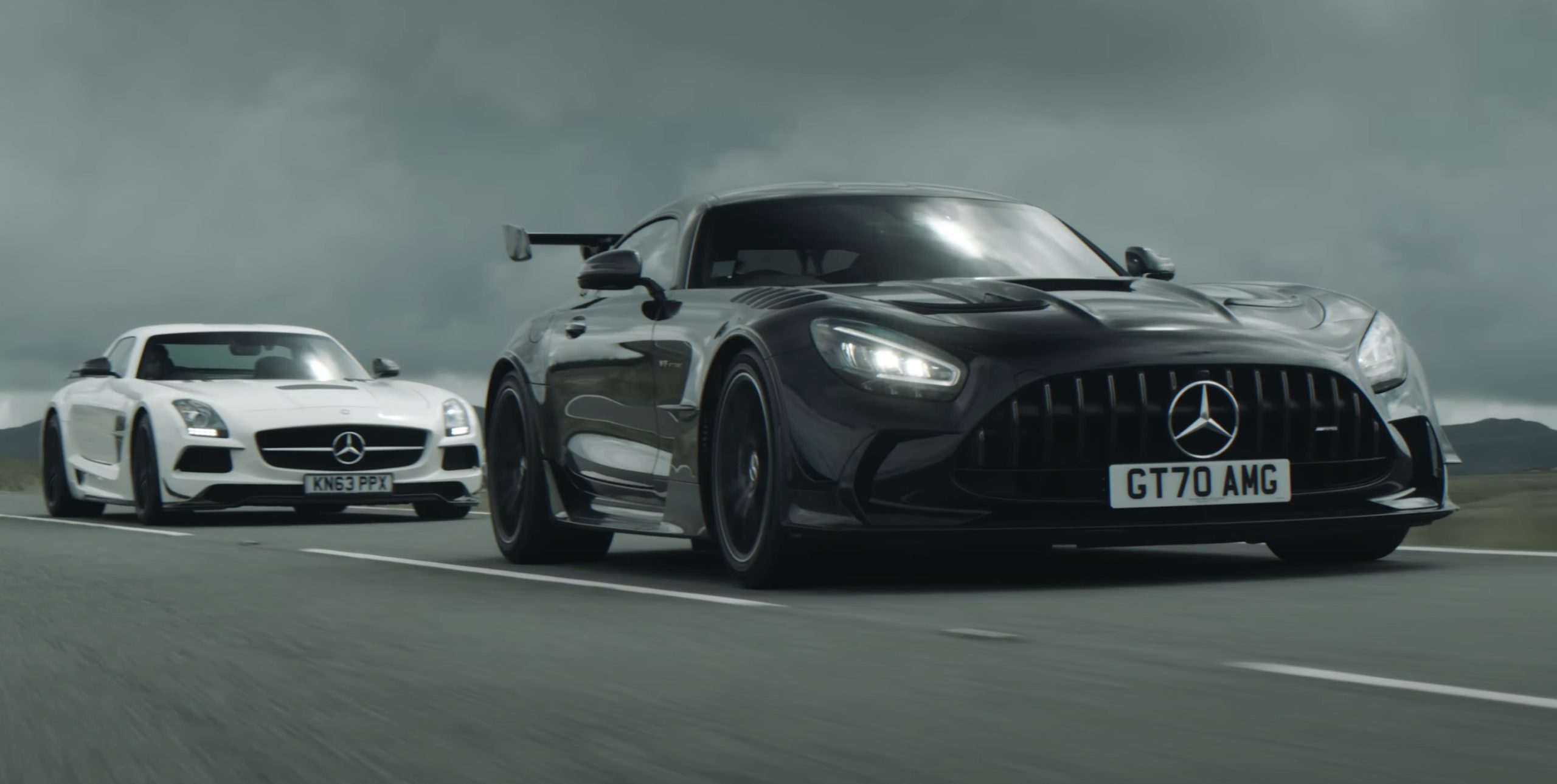 Back to Black: Henry Catchpole pits the AMG GT and SLS head-to-head