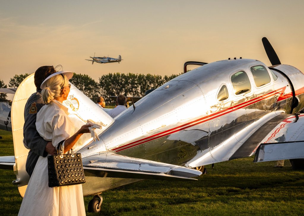 Goodwood revival women airplanes