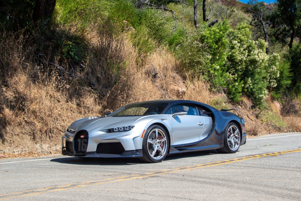 Bugatti Chiron SS front three quarter