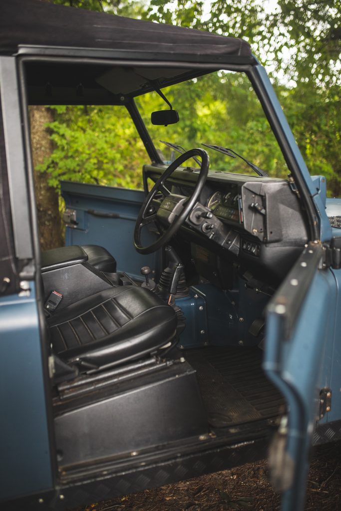 Land Rover Defender doors open