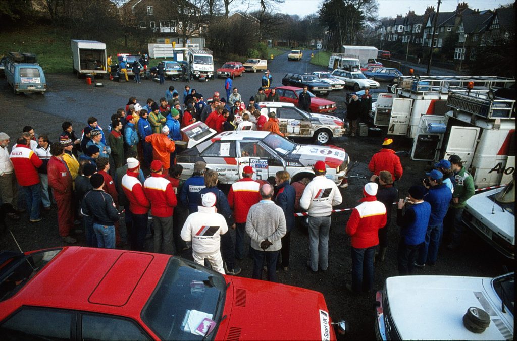 Audi Quattro in paddock