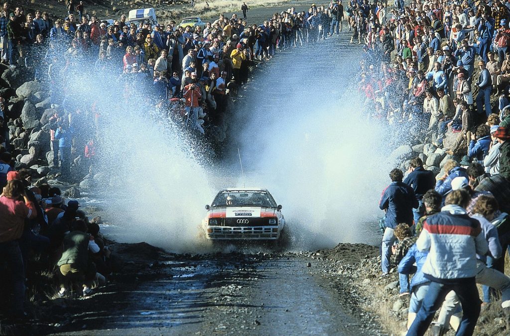 Audi Quattro water crossing