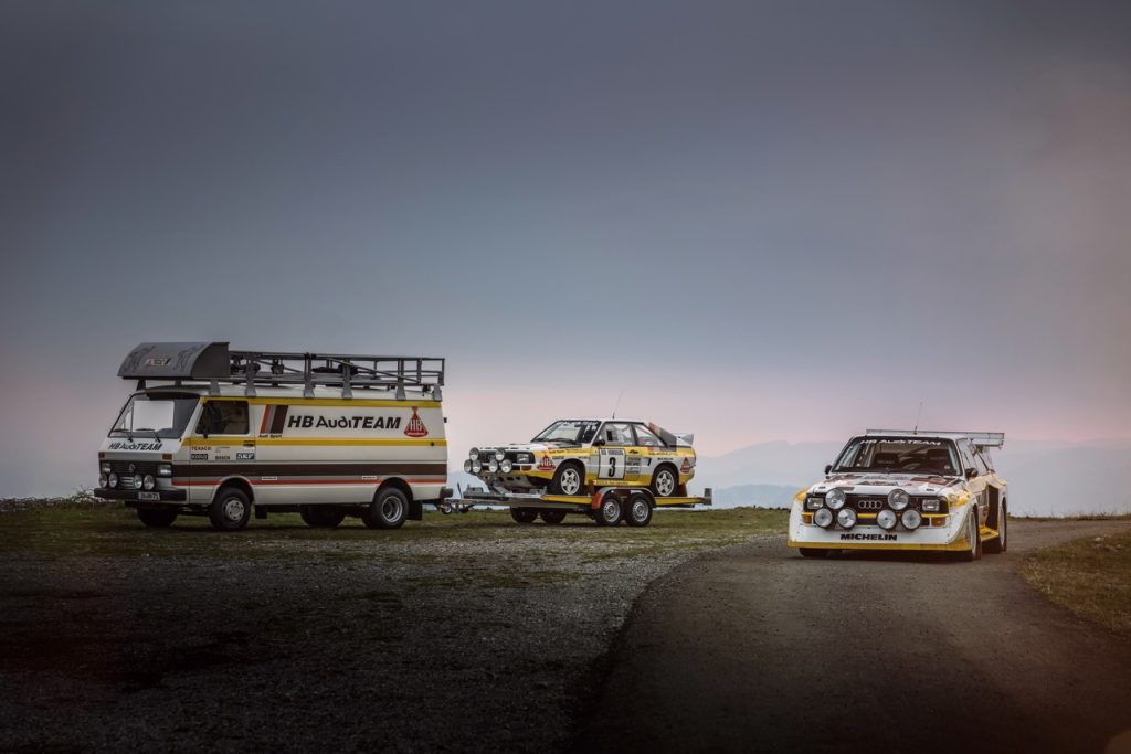 Audi Quattro rally team