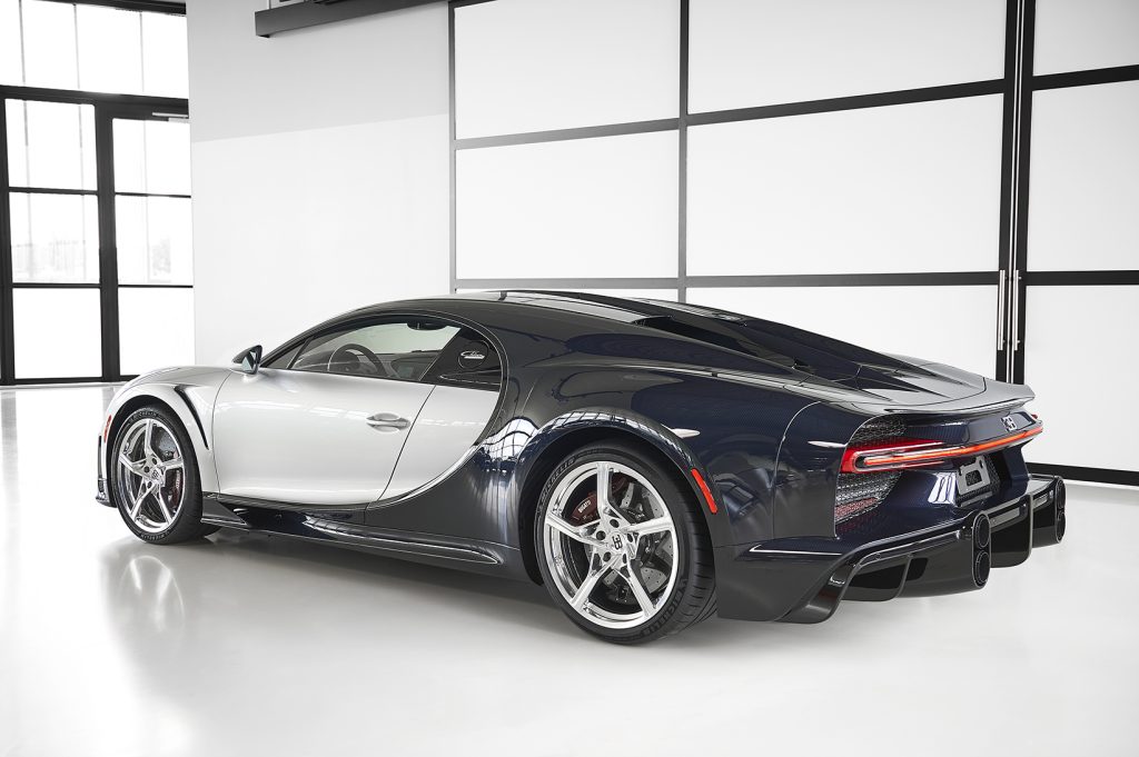 Bugatti Chiron SS rear three quarter