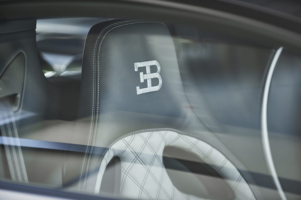 Bugatti Chiron SS headrest