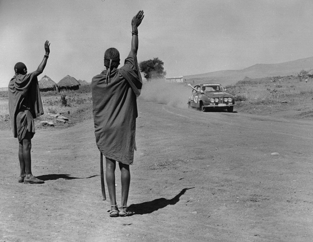 1966 East Africa Safari rally Saab 96