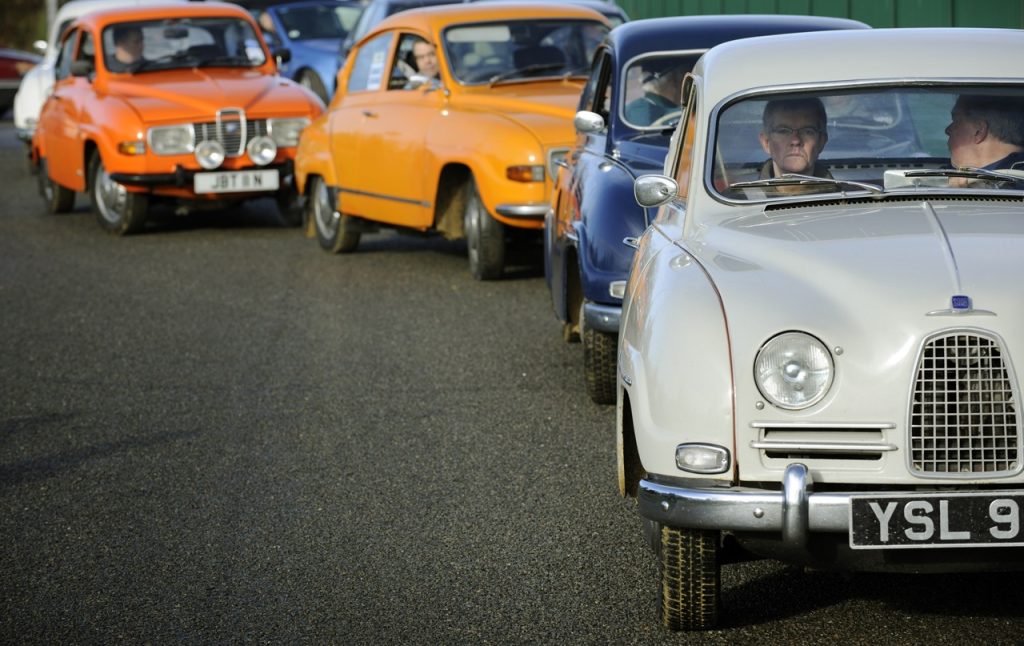 Saab 96 parade