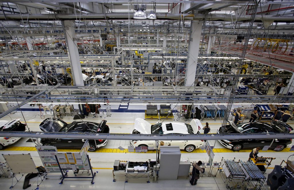 Maserati production line