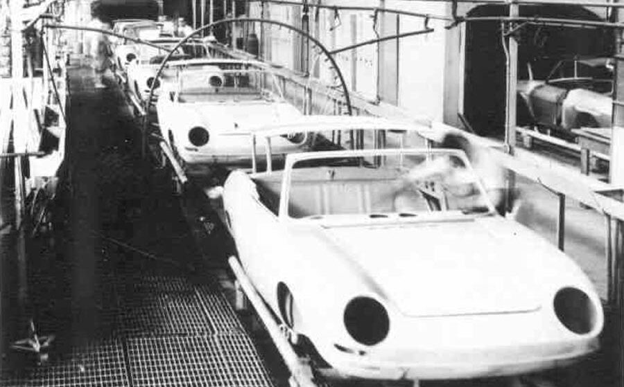 Alfa Romeo Spider production