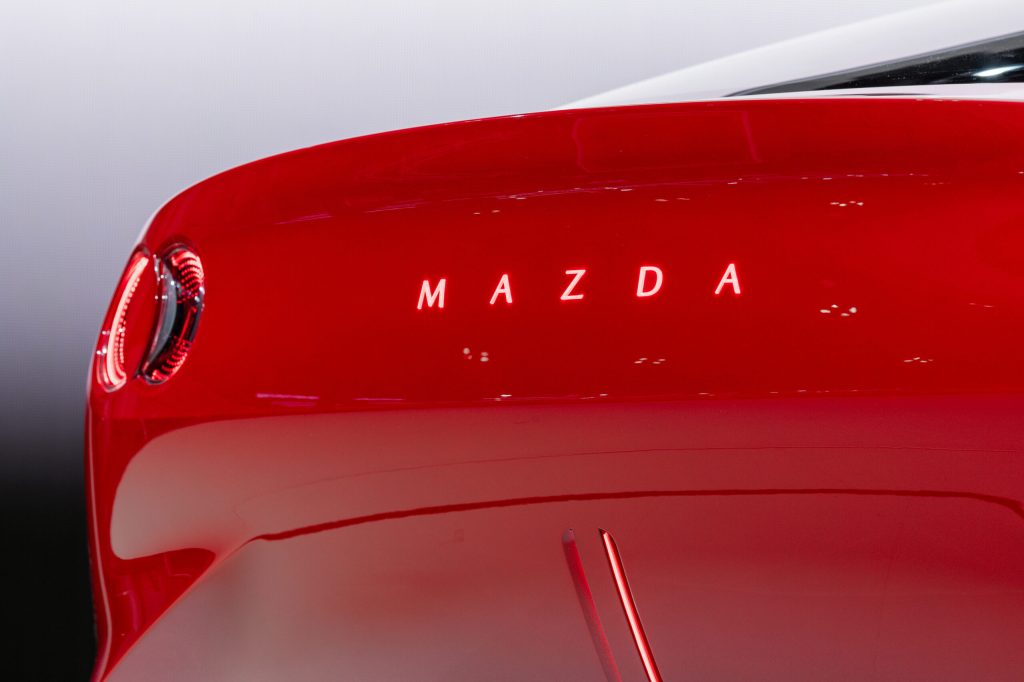 Mazda Iconic SP concept car rear badge light