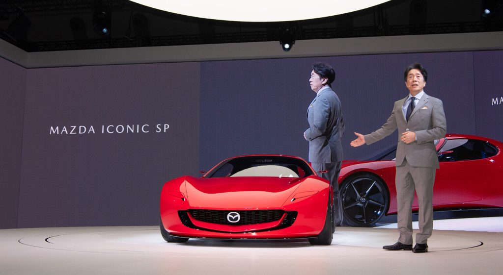 Mazda Iconic SP concept car show