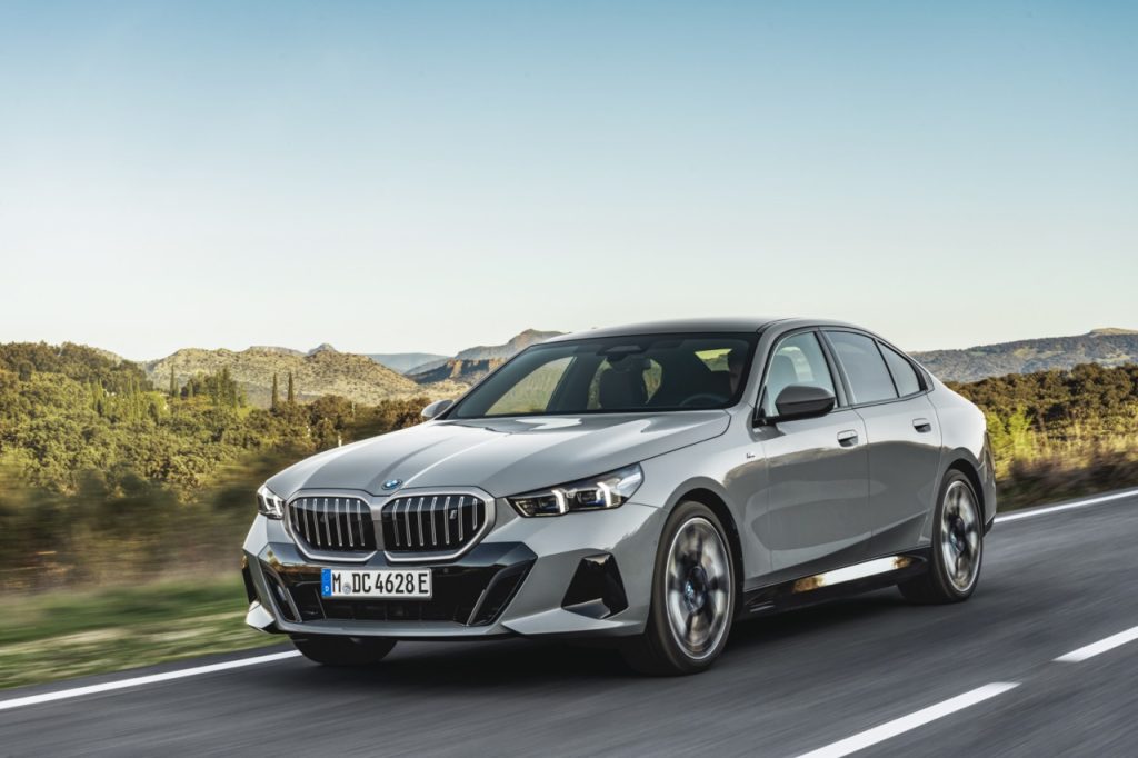 BMW i5 eDrive40 driving