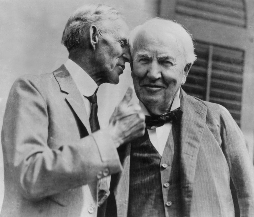 Henry Ford talking dirty to Thomas Edison