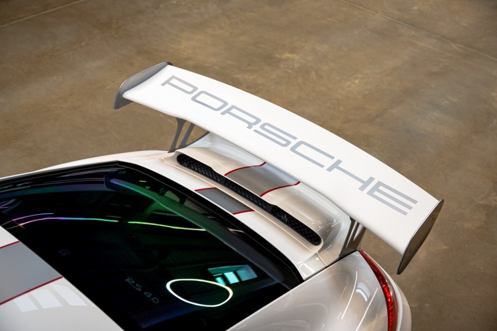 Porsche 997.2 GT3 RS 4.0 rear spoiler above