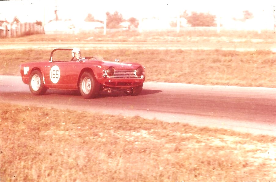 Triumph TR4A on track color