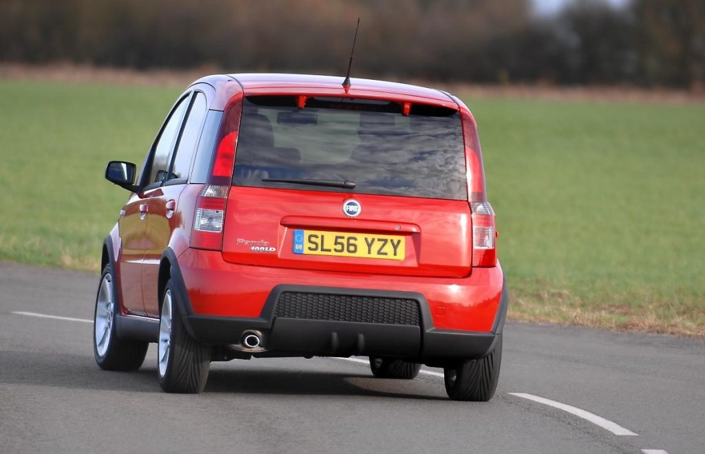 Fiat Panda 100HP rear cornering