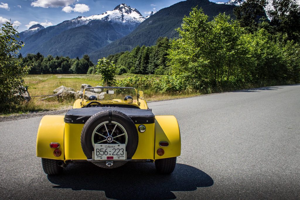 1969 Lotus 7 rear mountains