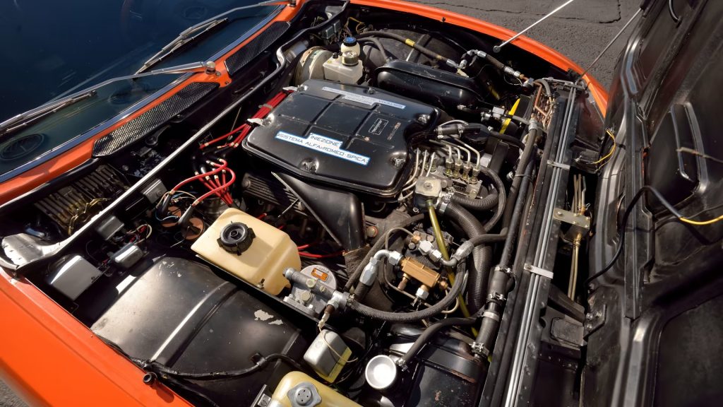 1972 Alfa Romeo Montreal engine