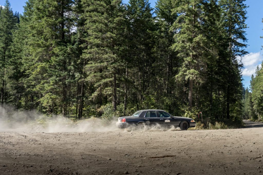 Car Collector Ms Helen crown vic dirt dust driving