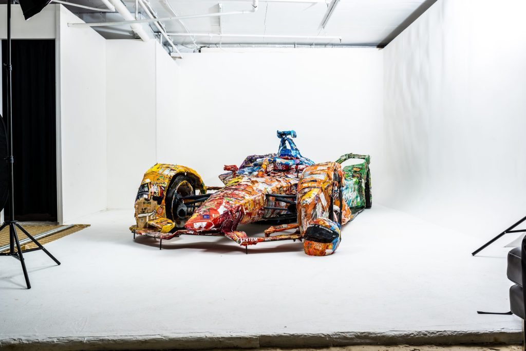 Envision Formula E plastic waste