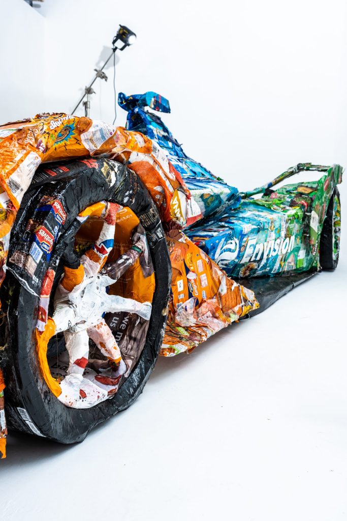 Envision Formula E plastic waste