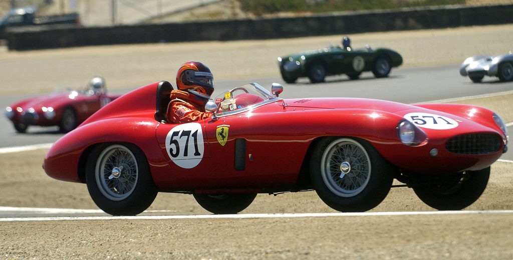 1954 Ferrari 500 Mondial, car No. 571 racing