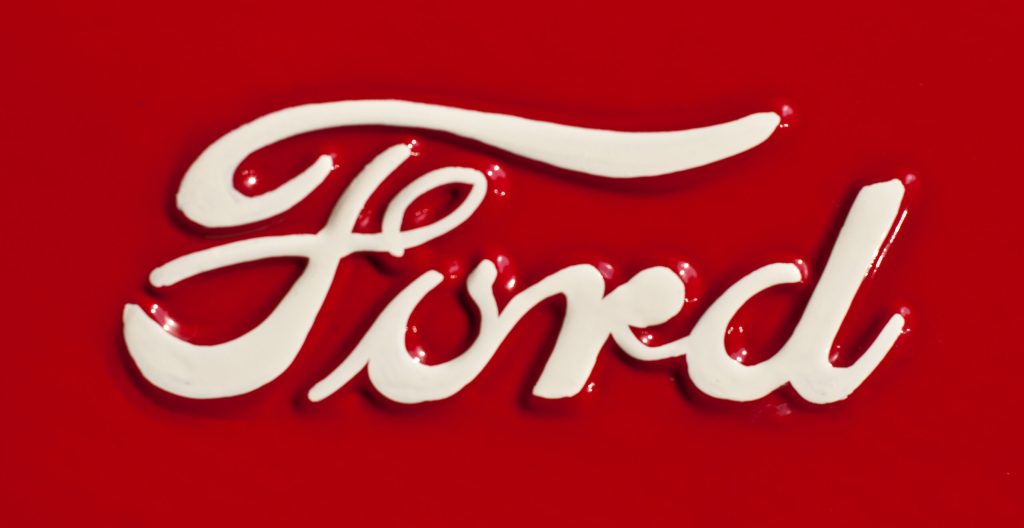 Ford logo red