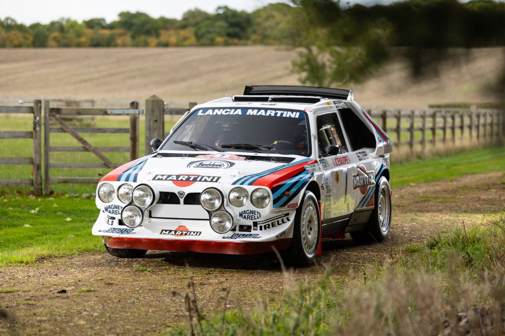 Group B Rally Car Lancia front three quarter