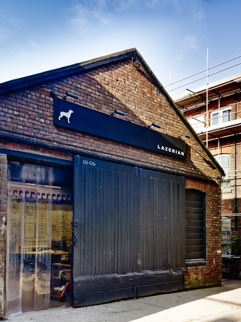 Lazerian workshop exterior