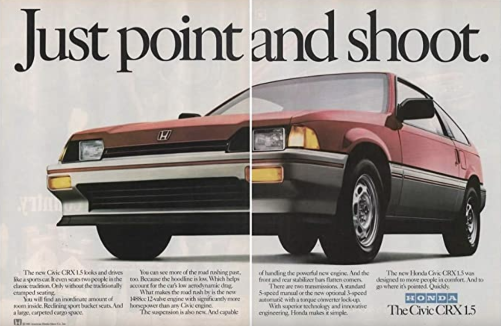 Honda-Civic-CRX-Advertisement-point-and-shoot