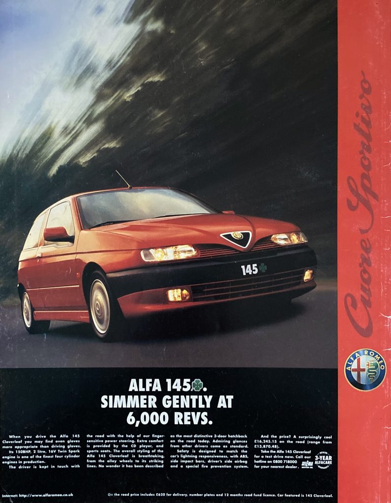 Alfa Romeo 145 ad