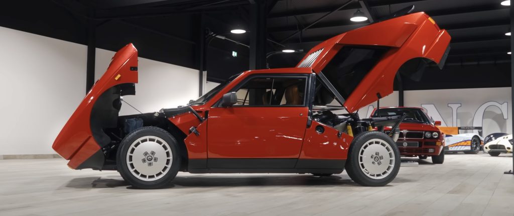 Lancia Delta S4 profile opened up