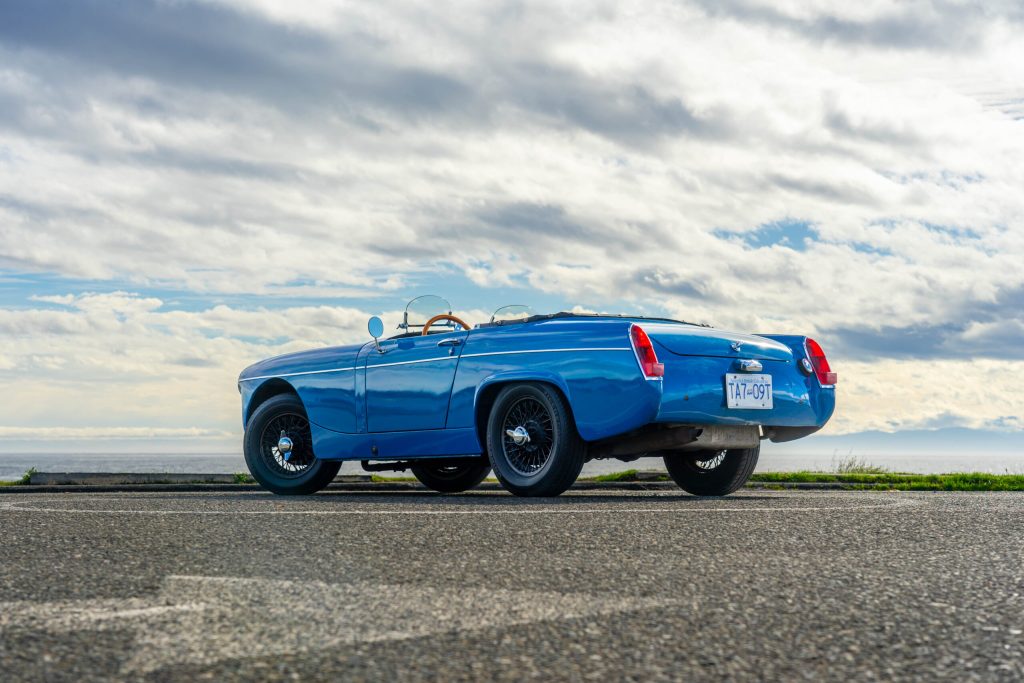 1967 MG Midget rear three quarter