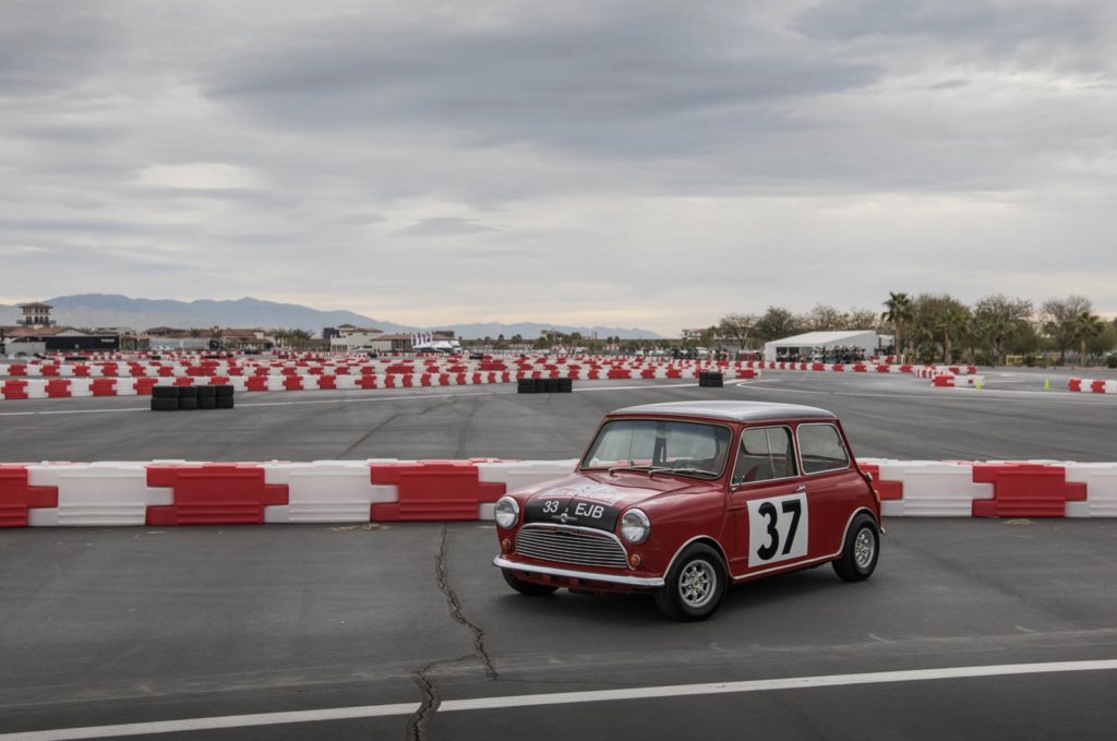Monte Carlo winning Mini Cooper front 3/4