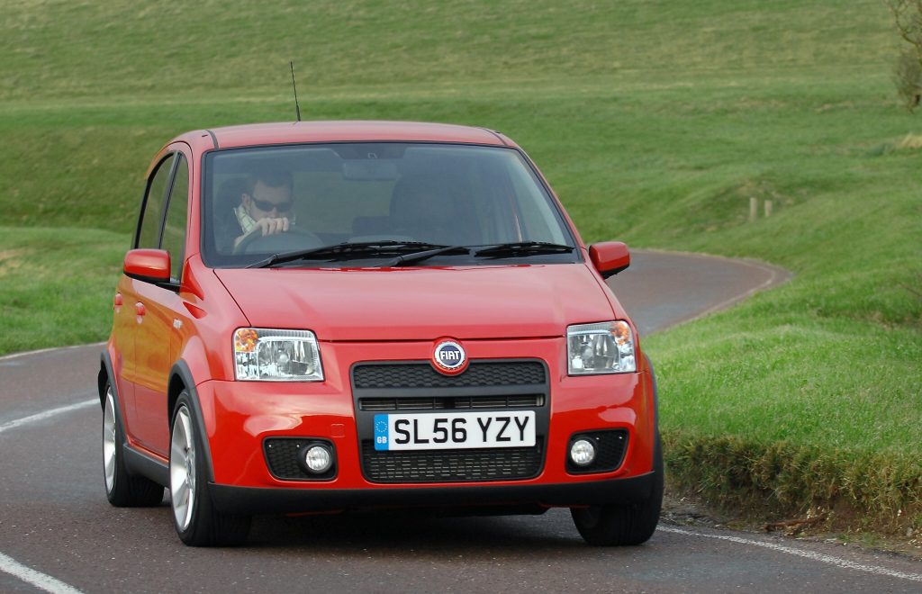 Fiat Panda 100HP cornering