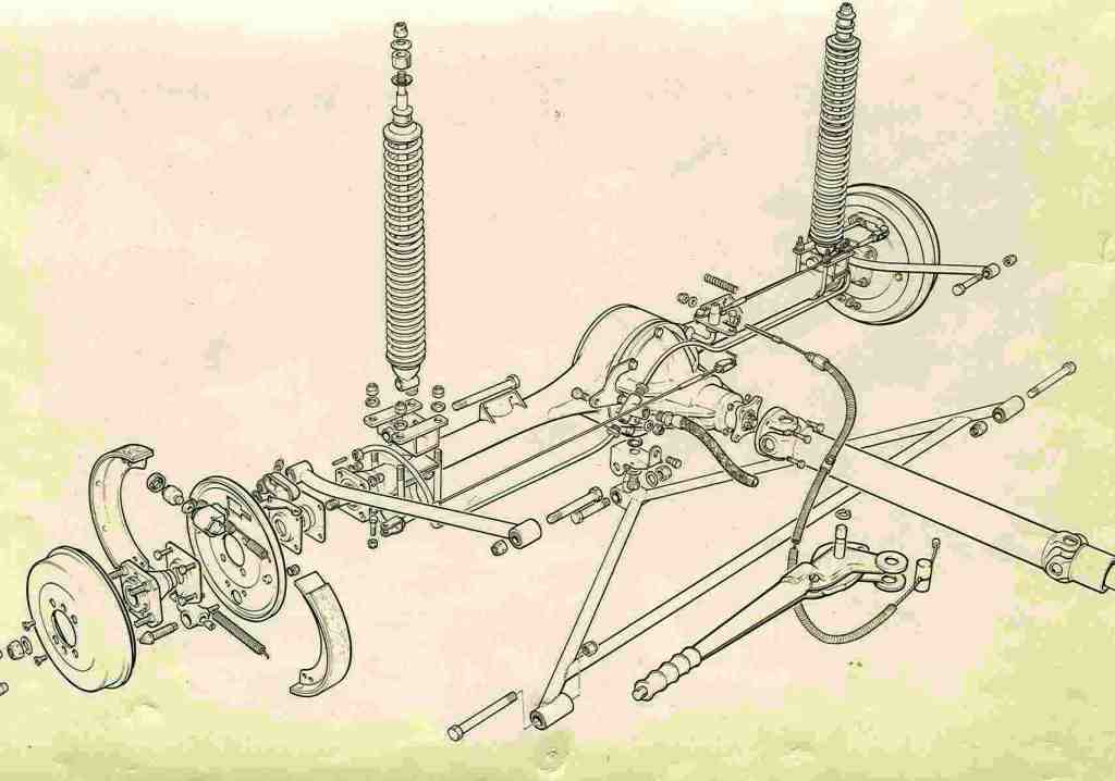 Lotus 7 SII rear suspension