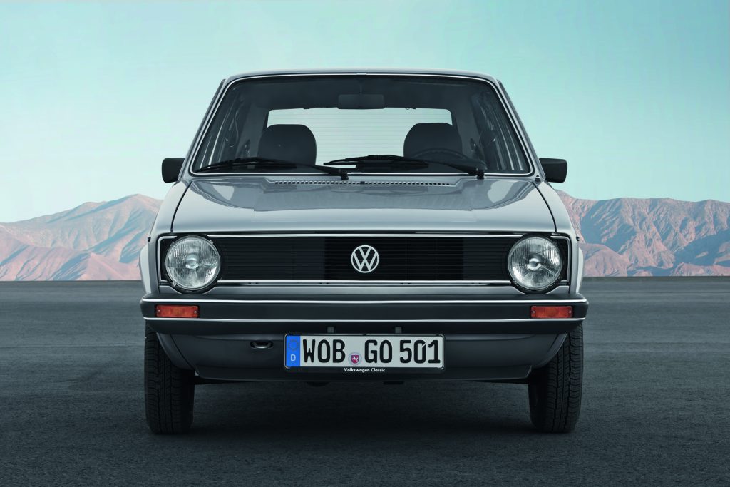 VW Golf Mk I head on