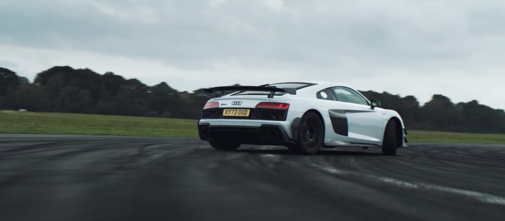 Audi R8 GT RWD sliding