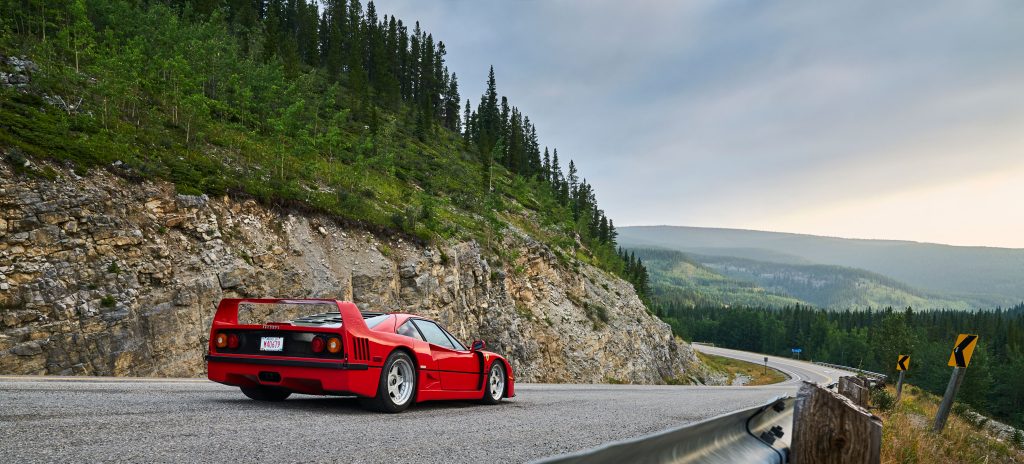 Ferrari F40 rear three quarter wide