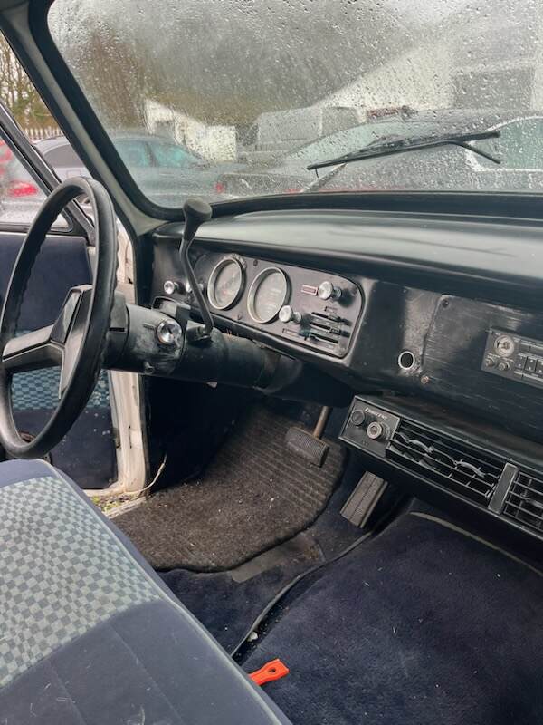 Checker taxi interior